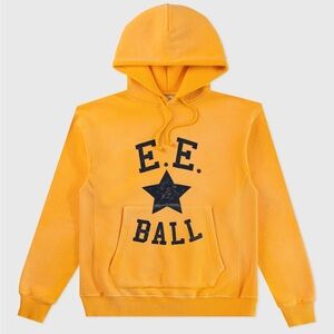 Eric Emanuel EE Ball Hoodie Yellow Size M NWT